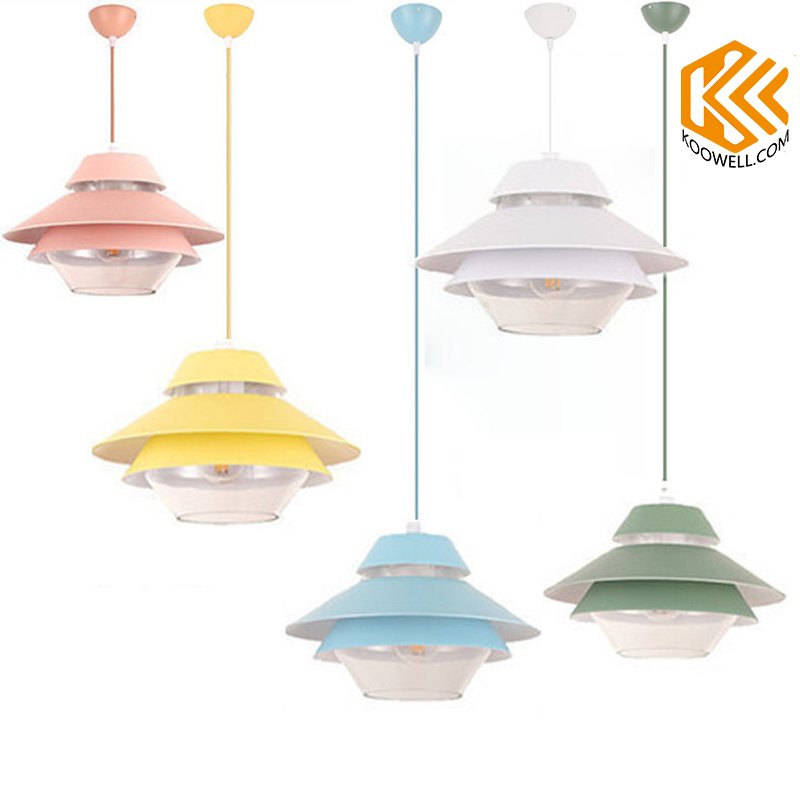 KC001 Macarons Modern Aluminum Pendant Light for Living room and Dining room