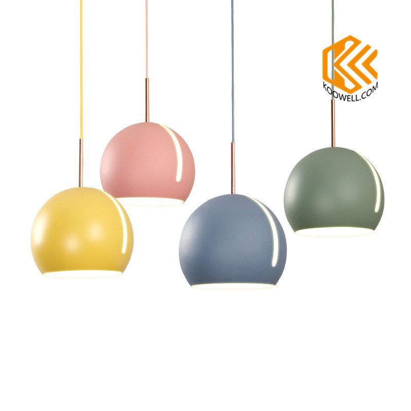 KB028 Nordic Macarons Modern Steel Ceiling Light for Dinning room