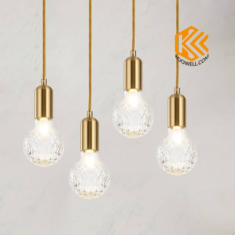 KA016  Modern Glass Pendant Lamp for Dining room ,Cafe and Living room