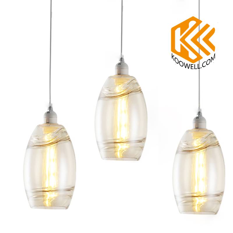 KA019 Modern Glass Pendant Lighting for Dining room and Cafe