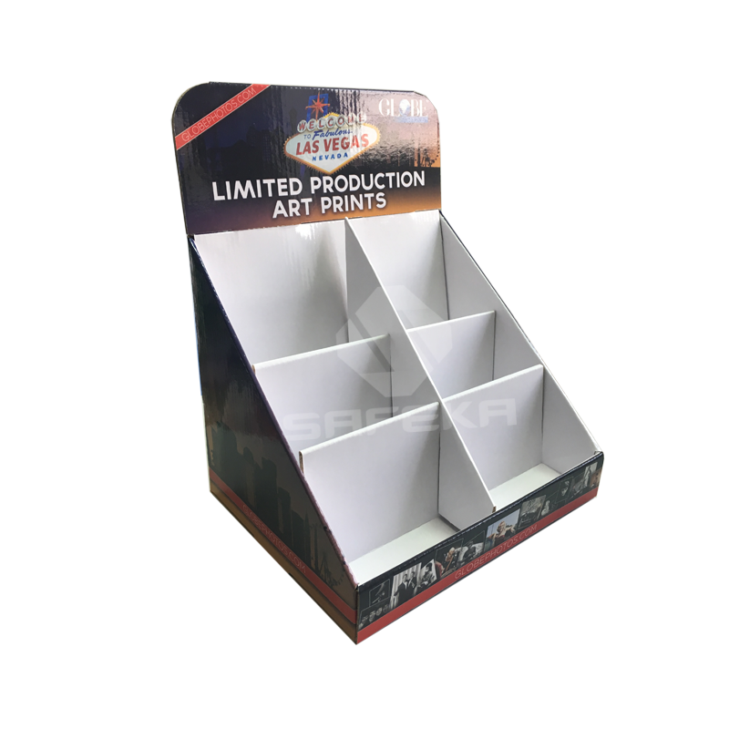 Point of Sale Cardboard Greeting Card Counter Display Stand SC1124
