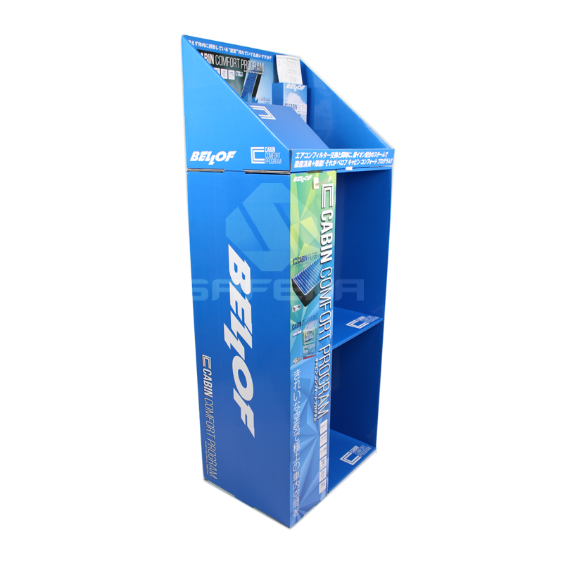 Promotion Pop Cardboard Floor Display Stand for Air Filtering SF1142