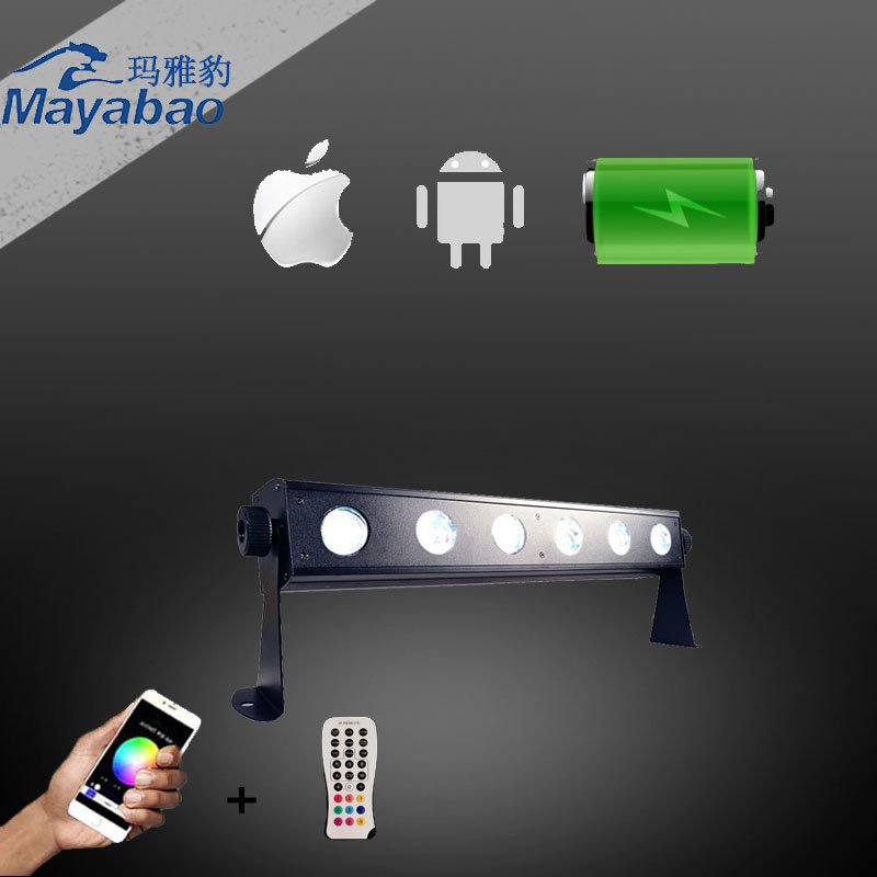 Battery powered wireless led wall washer